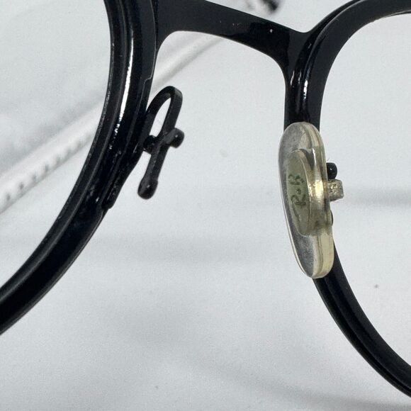 Ray Ban RB6372M 2509 Womens Shiny‎ Black Oval Eyeglasses Frames 50/19~145 H15584 main image 9